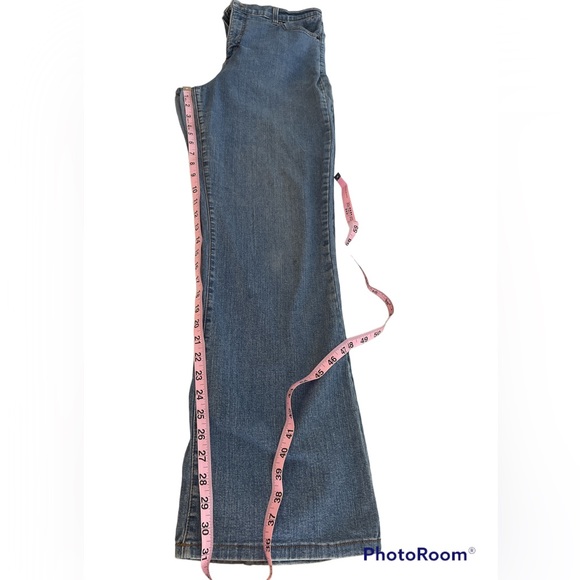 NYDJ Bootcut Denim Jeans Sz 16 GUC Lift X Tuck Slimming Tummy Control - Picture 13 of 17